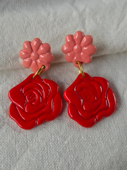 Aros rosa 2 piezas azul M