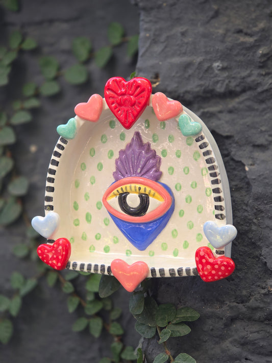 Mini altar ojo y sagrado corazón 2