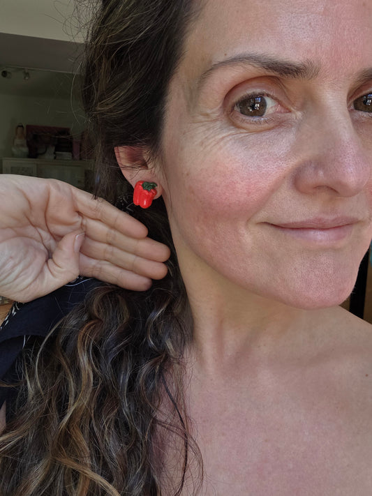 Aros pimentón rojo 1 pieza