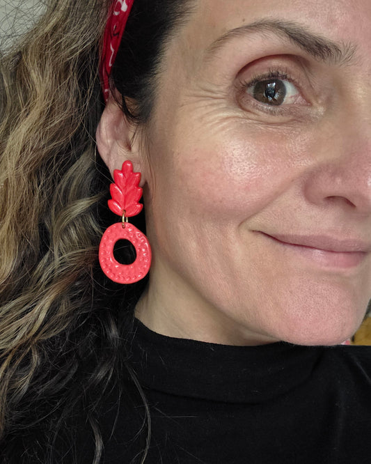 Aros rojos 2 piezas L