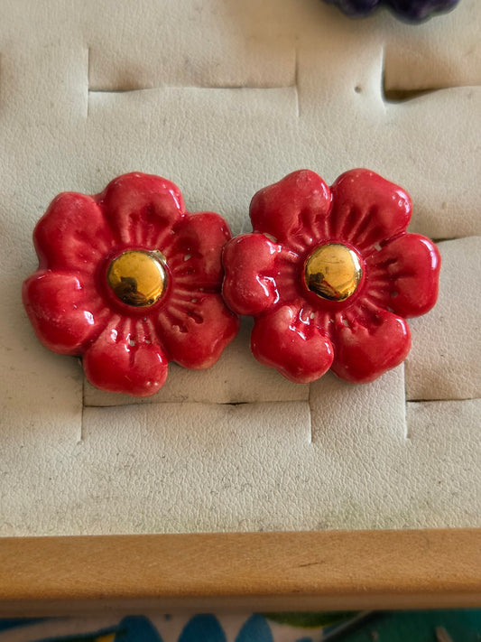 Aros flores 1 pieza R