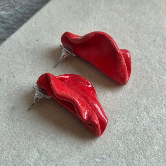 Aros pellizco 1 pieza rojos