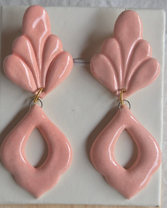Aros rosados 2 piezas L