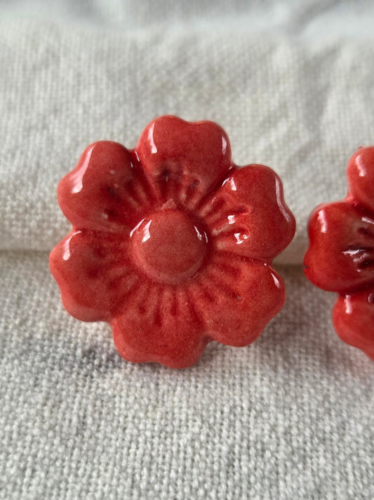 Flor coral 1 pieza