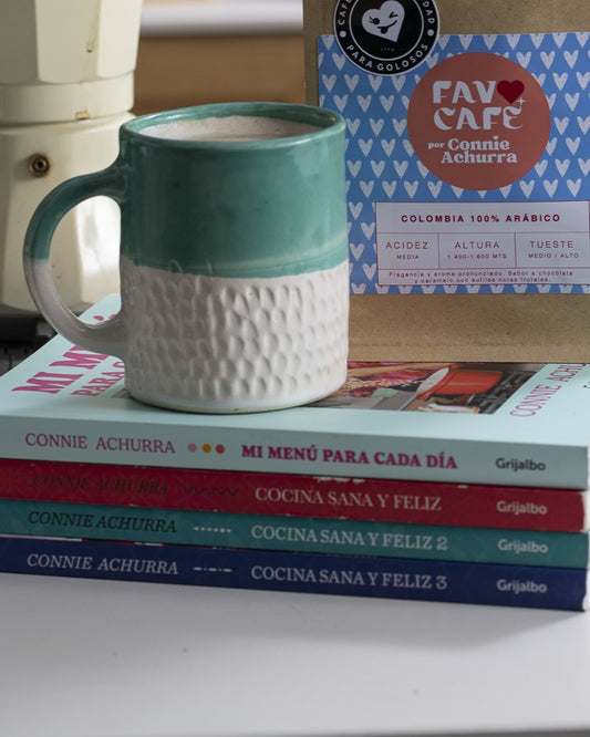 Pack libro Cocina sana y feliz + FavCafé 250 grs molido