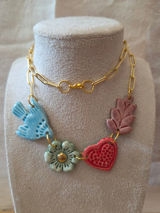Collar jardín 4 colores