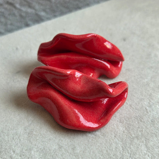 Aros pellizco 1 pieza rojos